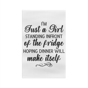 Just a Girl Microfiber Tea Towel