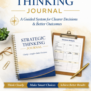Strategic Thinking Journal | Make Better Decisions with This Printable System