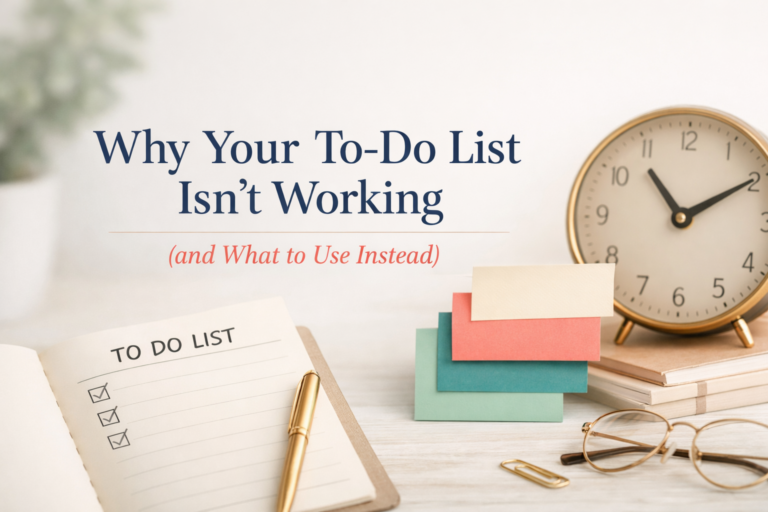 Why Your To-Do List Isn’t Working (and What to Use Instead)