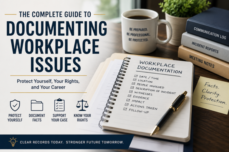 The Complete Guide to Documenting Workplace Issues: A Strategic Framework for Professional Resolution